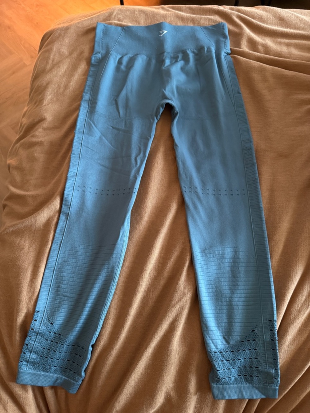 Gymshark Energy+ Seamless Leggings Blue Stone XL High Waisted Sculpt